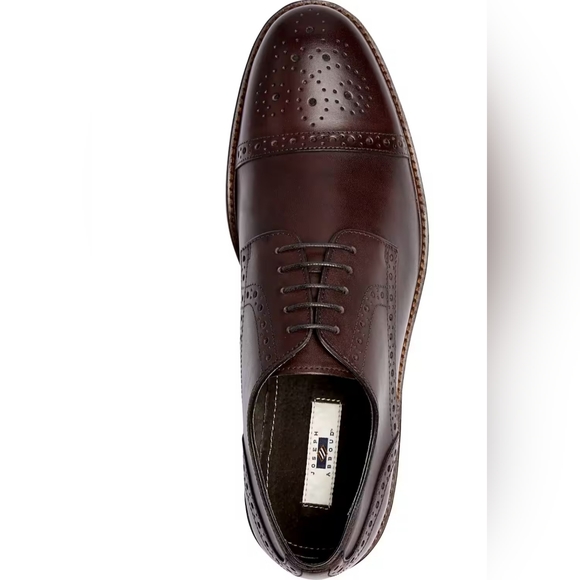 JOSEPH ABBOUD HERITAGE DRESS SHOES  12-D 59, CHERRY COLOR. - Picture 2 of 6